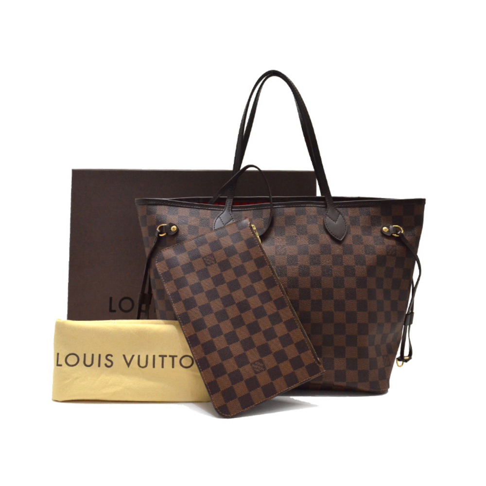 Louis Vuitton Neverfull MM Bag Tote Bag Damier Ebene